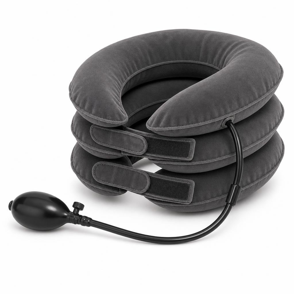 Almohada de tracción cervical, vista general